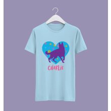 Színes kutya póló