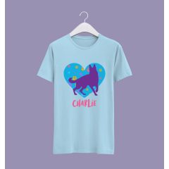 Színes kutya póló