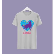 Színes kutya póló