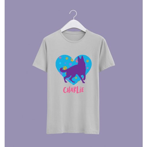 Színes kutya póló