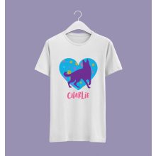 Színes kutya póló