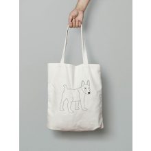 Bull terrier mintás vászontáska