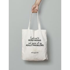 I just want to read vászontáska