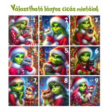 Cicás kávés bögre karácsonyi manólánnyal