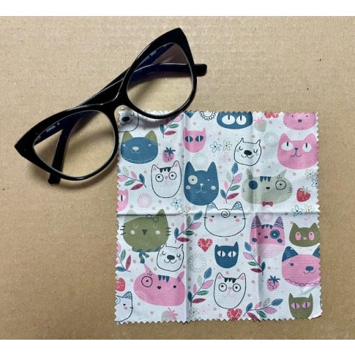 Cicás szemüveg-törlőkendő
