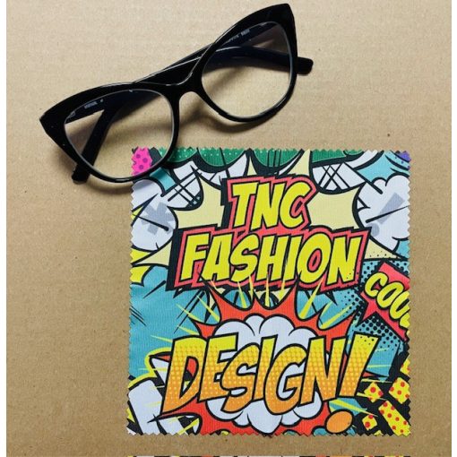 Egyedi mintás szemüveg-törlőkendő