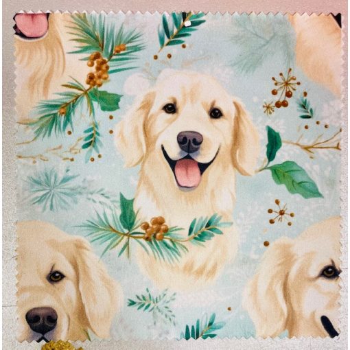 Labrador  mintájú szemüveg-törlőkendő
