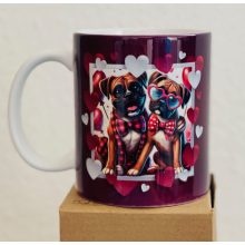 Valentin napi kutyás bögre