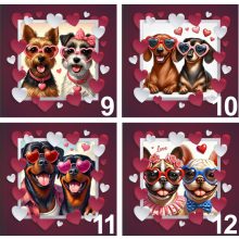 Valentin napi kutyás bögre