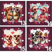 Valentin napi kutyás bögre