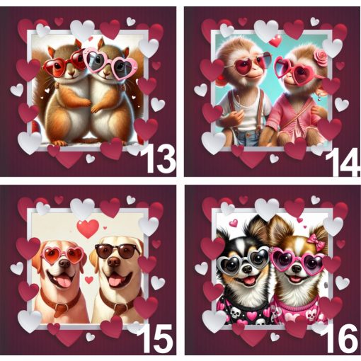 Valentin napi kutyás bögre