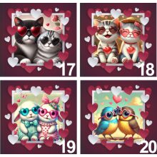 Valentin napi kutyás bögre