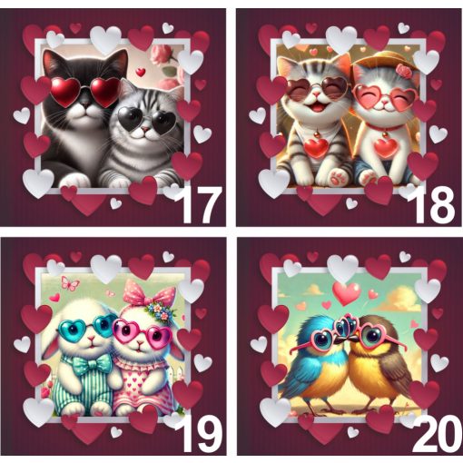 Valentin napi kutyás bögre