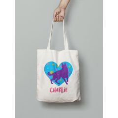 Szines kutya vászontáska