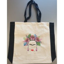 Frida Kahlo hímzett totebag