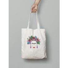 Frida Kahlo hímzett vászontáska