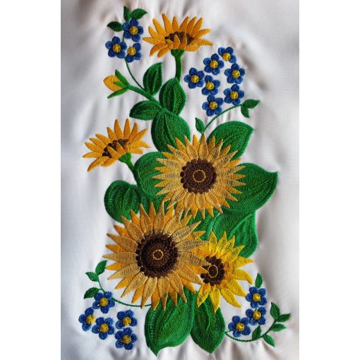 Napraforgós hímzett shopper bag