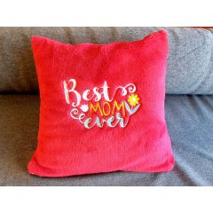 Best Mom ever hímzett párna