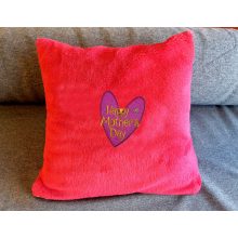 Happy mother’s day virágos hímzett párna