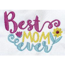 Best mom hímzett hátizsák