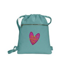Happy mother”s day szivecskés hímzett hátizsák