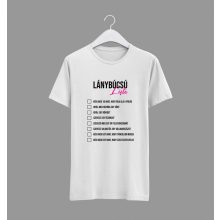 Lánybúcsú lista póló