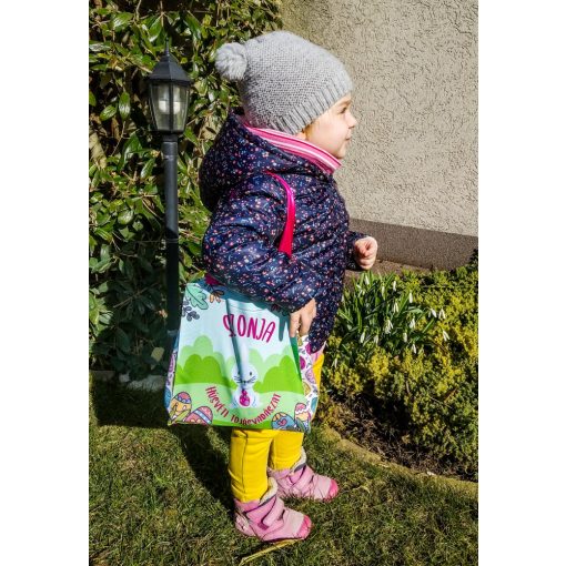 Névre szóló húsvéti tojásvadász táska