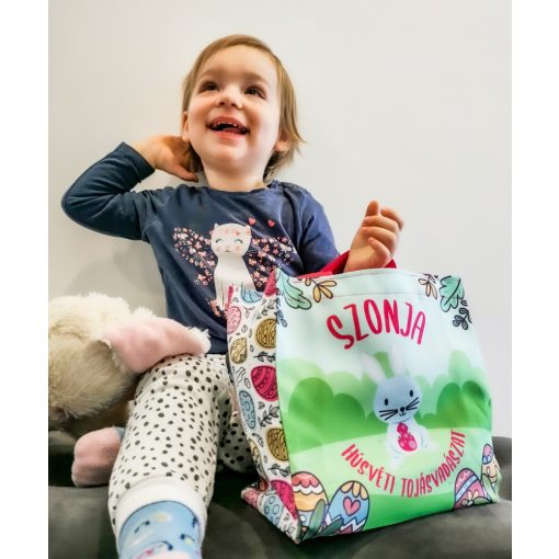 Névre szóló húsvéti tojásvadász táska