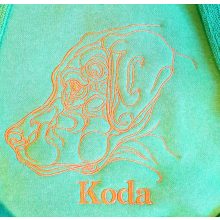 Labrador kapucnis női pulcsi