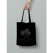 Virágos nő II. vászontáska