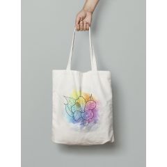 Virágos vászontáska