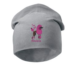 Uszkáros hímzett sapka