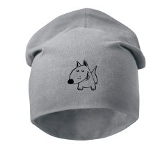 Vidám kutyás hímzett sapka