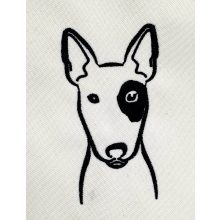 Bull terrieres hímzett sapka