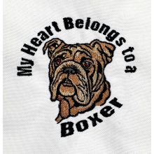 Boxeres hímzett sapka