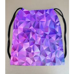 Futós tornazsák lila geometrikus