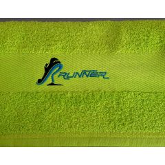 Hímzett törölköző runner