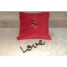 Happy Valentine day hímzett párna