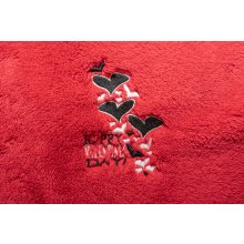 Happy Valentine day hímzett párna