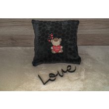 Forever yours hímzett párna