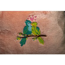  Birds love hímzett párna