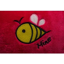 Bee mine hímzett párna