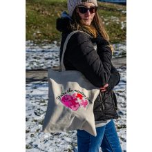  Puzzle heart hímzett vászontáska