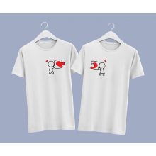 Love puzzle páros póló