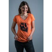 F*ck covid póló napfényre színesedő mintával 