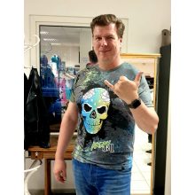 Angy Skull unisex póló