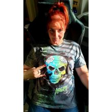 Angy Skull unisex póló