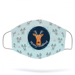  Karácsonyi szarvasos szájmaszk
