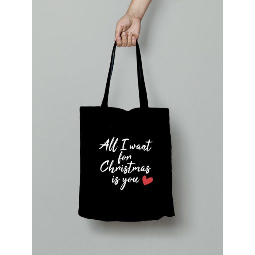 All I want for christmas vászontáska