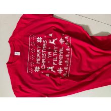 Merry christmas filthy animal póló